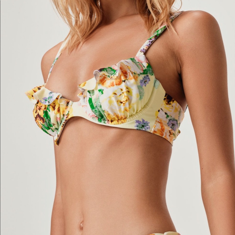 ISO FL&L Spring Gardens Bikini Top Size L or XL